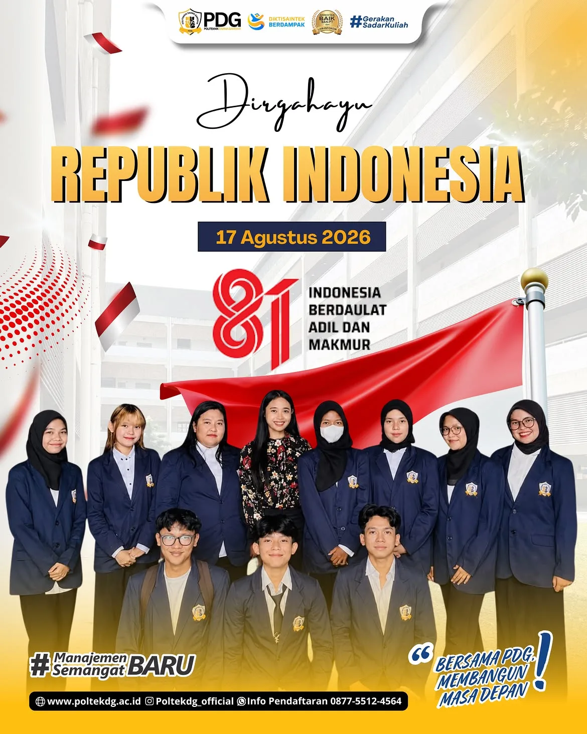 Politeknik Darma Ganesha Semarakkan HUT ke-81 Kemerdekaan Republik Indonesia