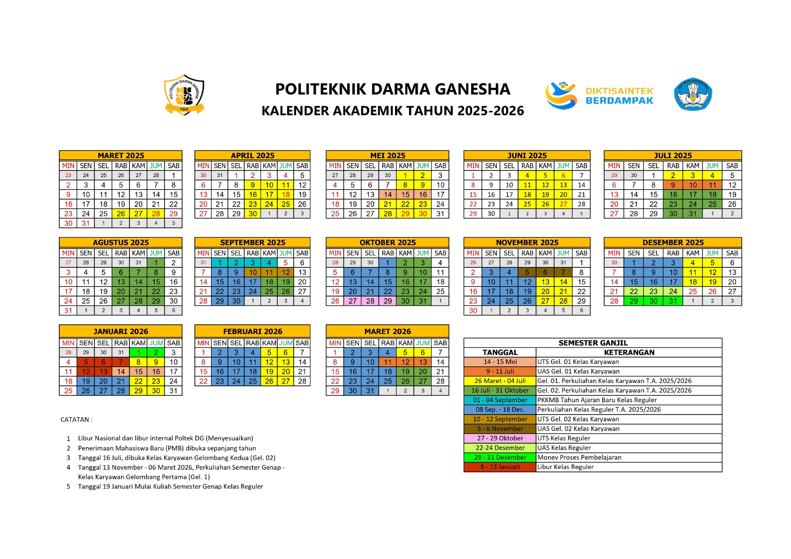 Kalender Akademik